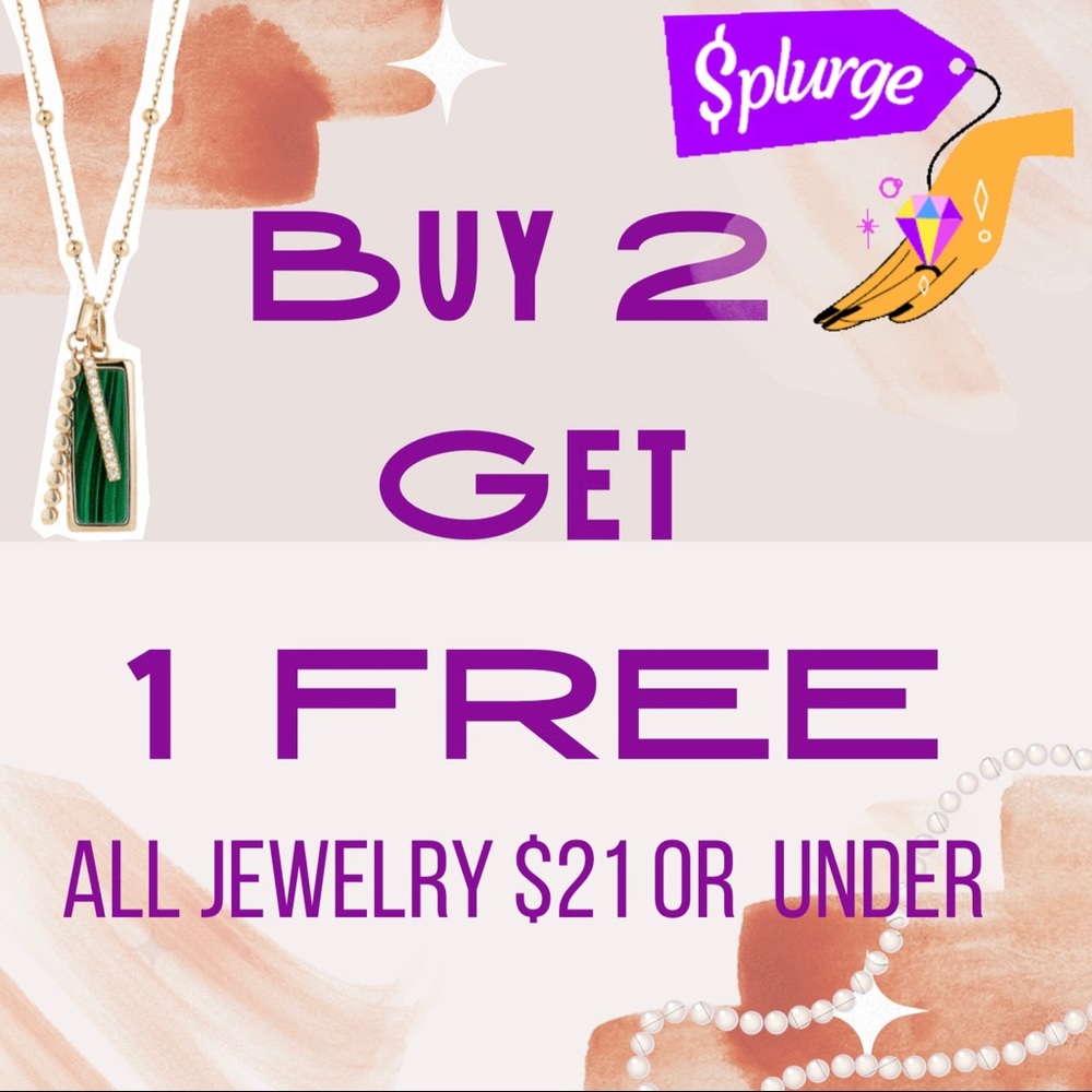 🆕 Buy 2 Get 1 FREE on ALL Jewelry $21 or less NWT
